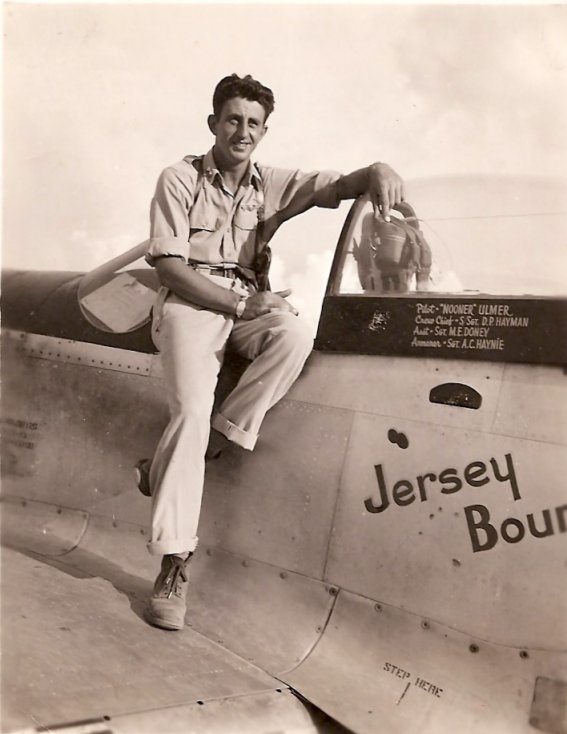 "Jersey Bounce" with Lt. Maxamilian Ulmer - P-51D fighter plane